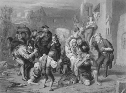 'The Seven Ages of Man (As You Like It)', c1870. Artist: H Bourne.