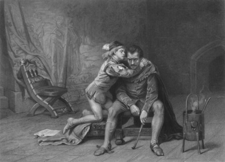 'Prince Arthur and Hubert (King John)', c1870. Creator: David Desvachez.