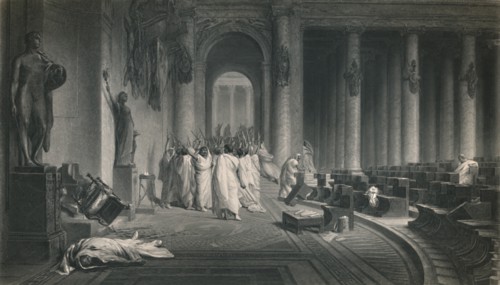 'The Death of Caesar. (Julius Caesar)', c1870. Artist: JC Armytage.