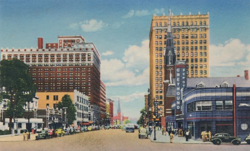'Broadway Looking East', 1942. Artist: Caufield & Shook.