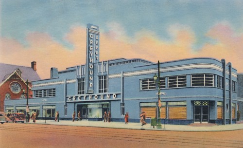 'Greyhound Bus Terminal', 1942. Artist: Caufield & Shook.