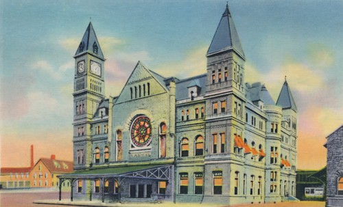 'Union Station, 10th and Broadway', 1942. Artist: Caufield & Shook.