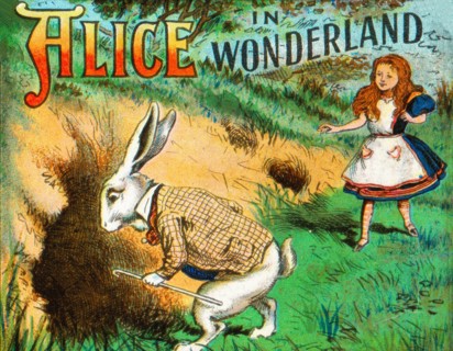 'Down the Rabbit Hole', c1900.  Artist: Unknown.