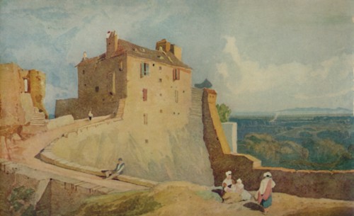 'On the Rampart, Domfont, France', 1923. Artist: John Sell Cotman.