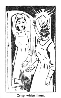'Crisp white linen', 1940. Artist: Unknown.
