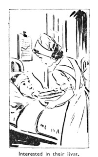 'Interested in their lives', 1940. Artist: Unknown.