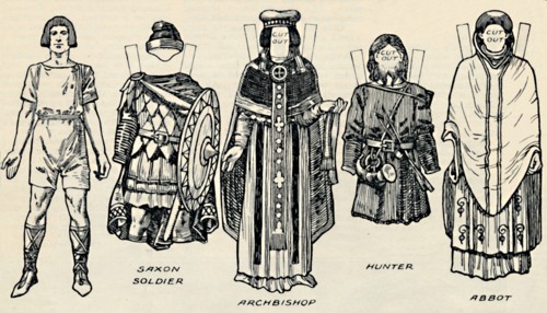 'The Gallery of British Costume: The Dress of Danes & Later Anglo-Saxons', c1934. Artist: Unknown.
