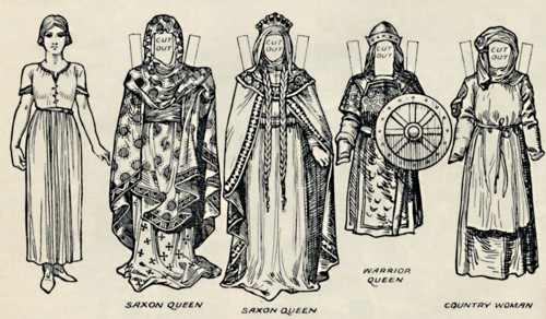'The Gallery of British Costume: The Dress of Danes & Later Anglo-Saxons', c1934. Artist: Unknown.