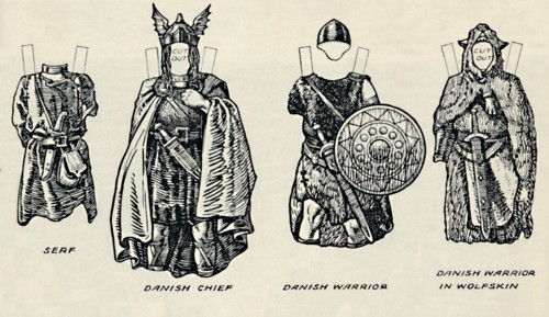 'The Gallery of British Costume: The Dress of Danes & Later Anglo-Saxons', c1934. Artist: Unknown.