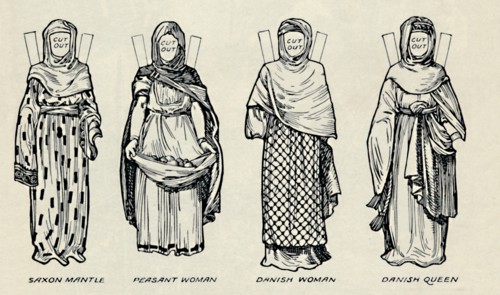 'The Gallery of British Costume: The Dress of Danes & Later Anglo-Saxons', c1934. Artist: Unknown.