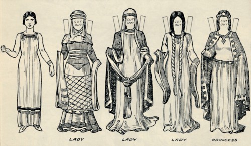 'The Gallery of British Costume: The Dress People Wore in Norman Times', c1934. Artist: Unknown.