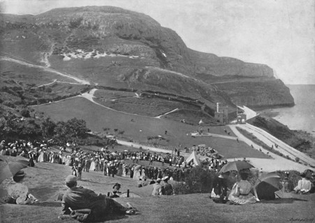 'The Happy Valley and Great Orme's Head, Llandudno', c1896. Artist: I Slater.