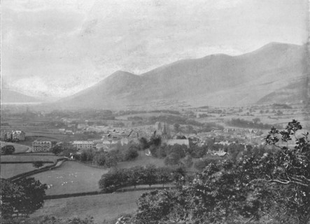 'Keswick, from Castle Head Hill', c1896. Artist: Green Brothers.
