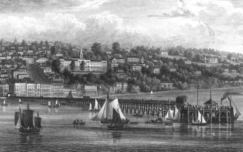 Ryde, Isle of Wight, 1855. Artist: George Brannon.