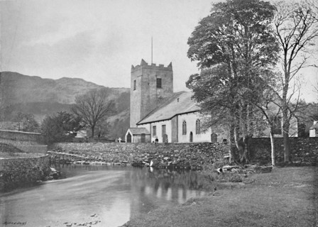 'Grasmere Church', c1896. Artist: Green Brothers.