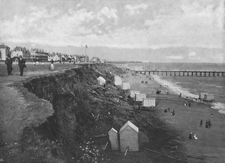 'Clacton: The Beach', c1896. Artist: Poulton & Co.