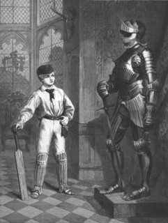 'What a jolly Wicket Keeper he would make', 1875. Artist: Unknown.