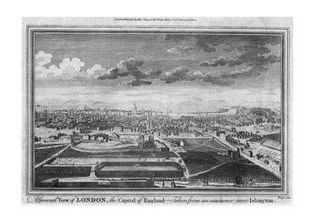 'A General View of London, the Capital of England', c1780. Artist: Page.