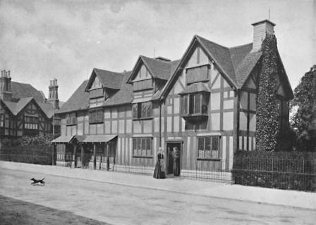 'Shakespeare's House, Stratford-On-Avon', c1896. Artist: Harvey Barton.