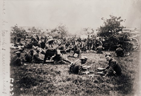 Bivouac of American troops, c1914-c1918. Artist: Unknown.