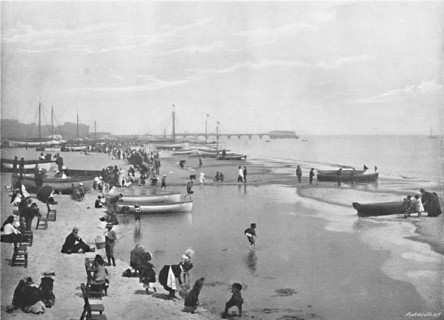'The Beach, Great Yarmouth', c1896. Artist: Alfred Price.
