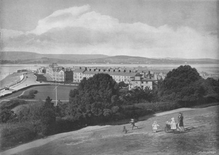 'Exmouth, from the Beacon', c1896. Artist: HT Cousins.
