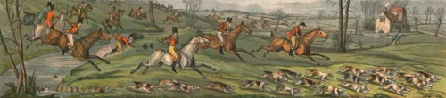 The Hunt - Full Cry, 1820, (1890).  Artist: Henry Thomas Alken.