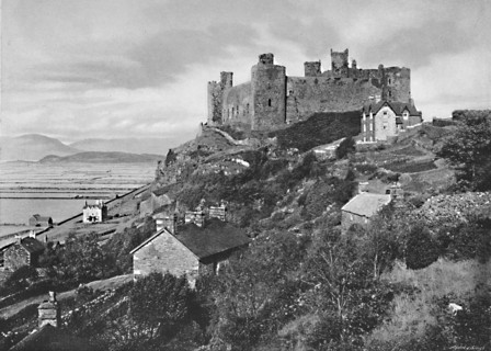 'Harlech Castle', c1896. Artist: Catherall & Pritchard.
