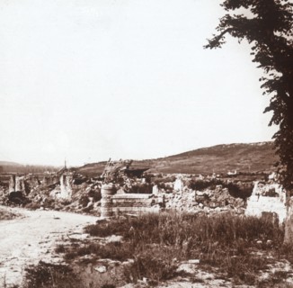 Ruins, Chauny, northern France, c1914-c1918. Artist: Unknown.