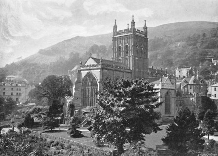 'Priory Church, Great Malvern', c1896. Artist: Harvey Barton.