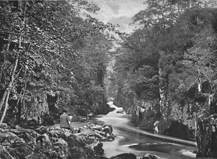 'The Fairy Glen, Bettws-Y-Coed', c1896. Artist: I Slater.
