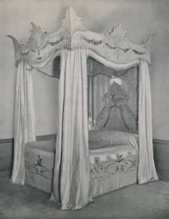 'Four-post bed', 1933.  Artist: Unknown.
