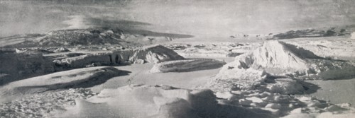 'The Lower Koettlitz Glacier, Showing The Effect of Thaw-Waters', c1911, (1913). Artist: Frank Debenham.