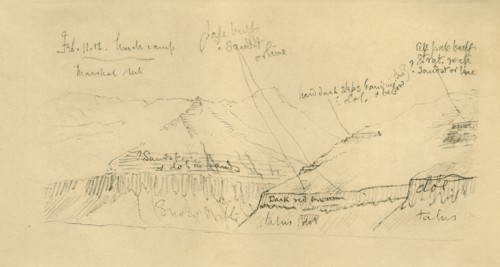 'Mount Buckley', 11 February 1912, (1913). Artist: Unknown.