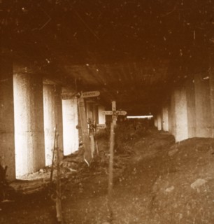 Bayonet Trench, Verdun, northern France, c1916-c1918.  Artist: Unknown.