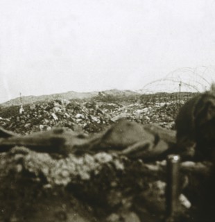 The summit, Les Éparges, northern France, c1914-c1918.  Artist: Unknown.