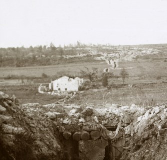 Village of Damloup, northern France, c1914-c1918. Artist: Unknown.