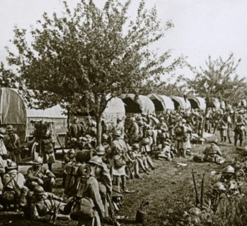 Going up the line to Verdun, northern France, c1914-c1918. Artist: Unknown.