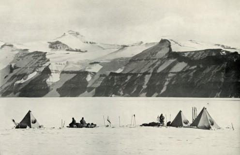 'Camp Under The Wild Range', 20 December 1911, (1913). Artist: Robert Falcon Scott.