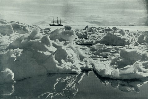 'The 'Terra Nova' in McMurdo Sound', c1910?1913, (1913). Artist: Herbert Ponting.