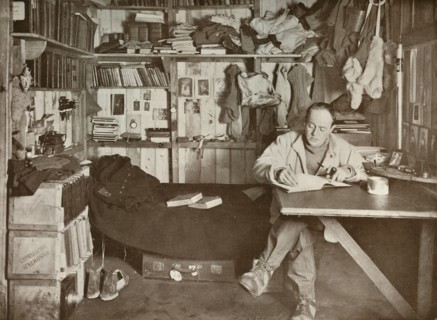 'Captain Scott in His 'Den', c1911, (1913). Artist: Herbert Ponting.