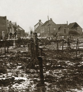 Barbed wire, Nieuwkapelle, Flanders, Belgium, c1914-c1918. Artist: Unknown.