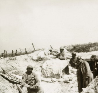 Look-out post, Massiges, northern France, c1914-c1918.  Artist: Unknown.