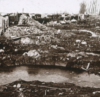 German shelter, Noordschote, Flanders, Belgium, c1914-c1918. Artist: Unknown.