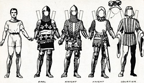 'The Great Gallery of British Costume: Dress Worn In Edward The Third's Reign', c1934. Artist: Unknown.
