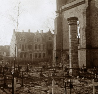 Cemetery, Nieuwpoort, Flanders, Belgium, c1914-c1918. Artist: Unknown.
