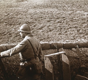 Damloup battery, Verdun, northern France, c1914-c1918. Artist: Unknown.