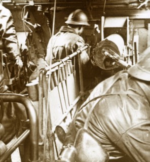 Tank interior, c1914-c1918. Artist: Unknown.
