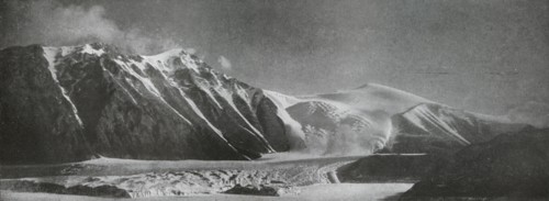 'Mount England and the New Glacier', c1911, (1913).  Artist: Frank Debenham.