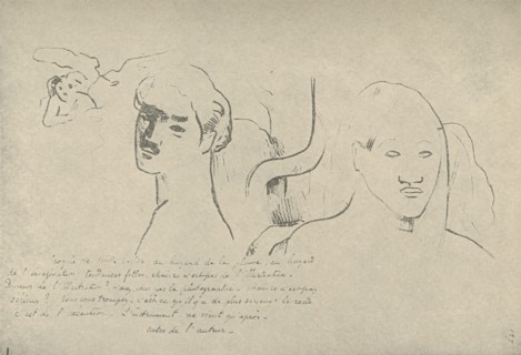 'Sketches of All Sorts, Random Ventures of My Pen and My Imagination, Stray Fancies, But This Is Not Artist: Paul Gauguin.